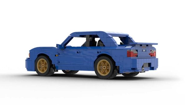 LEGO Subaru Impreza WRX 01 model rear view