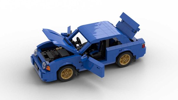 LEGO Subaru Impreza WRX 01 model with opening parts