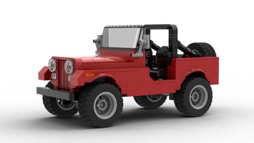 LEGO Jeep CJ7 model