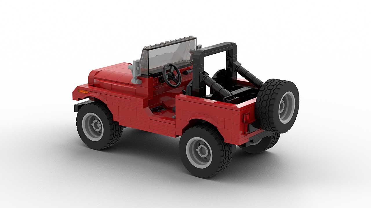 Jeep CJ7 - LEGO® MOC Instructions