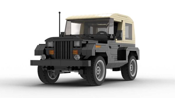 LEGO Jeep Wrangler YJ model front view