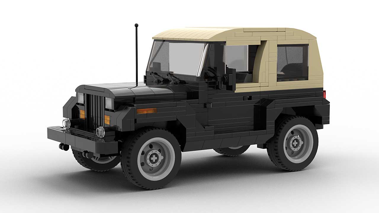 Jeep Wrangler YJ - LEGO® MOC Instructions