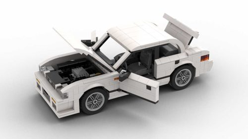 LEGO Subaru Impreza 98 model with opened doors