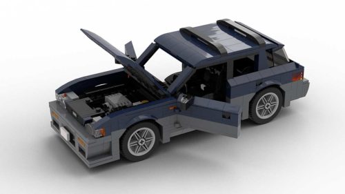 LEGO Subaru Impreza Outback Sport 98 model with opening parts