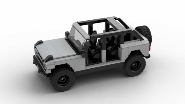 LEGO Ford Bronco 2021 4-door model from top view