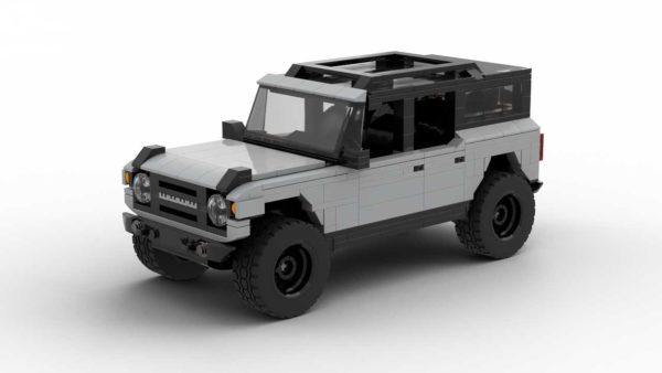 LEGO Ford Bronco 2021 4-door model with hardtop on
