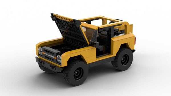 LEGO Ford Bronco 2021 model with open hood