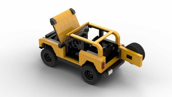 LEGO Ford Bronco with opening parts model
