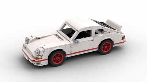 LEGO Porsche 911 Carrera RS model top view