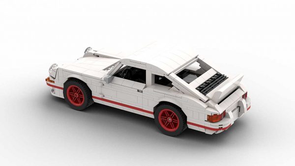 LEGO Porsche 911 Carrera RS model rear view