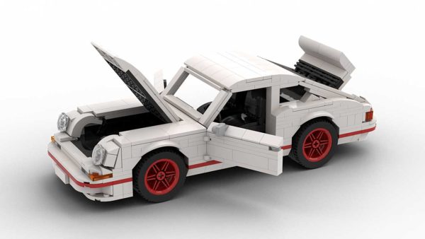 LEGO Porsche 911 Carrera RS model with opening parts