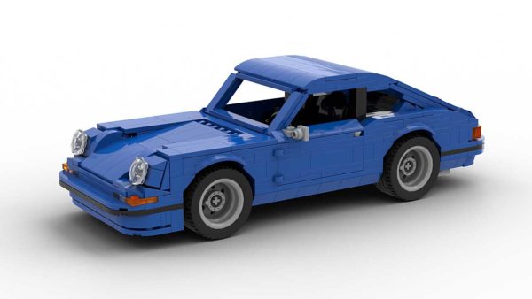 LEGO Porsche 911 Classic model 3/4 top view