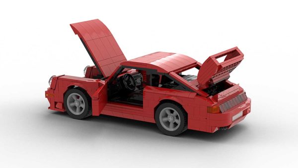LEGO Porsche 993 GT2 model with opening doors