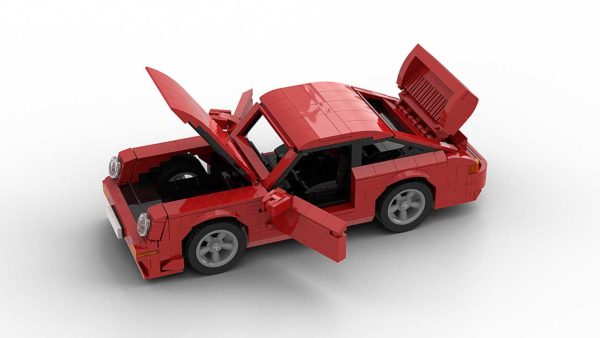 LEGO Porsche 993 GT2 model with opening parts