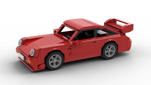 LEGO Porsche 993 GT2 model top front view