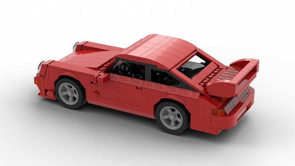 LEGO Porsche 993 GT2 model top rear angle view