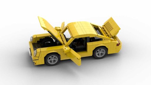 LEGO Porsche 993 Turbo model with opening parts