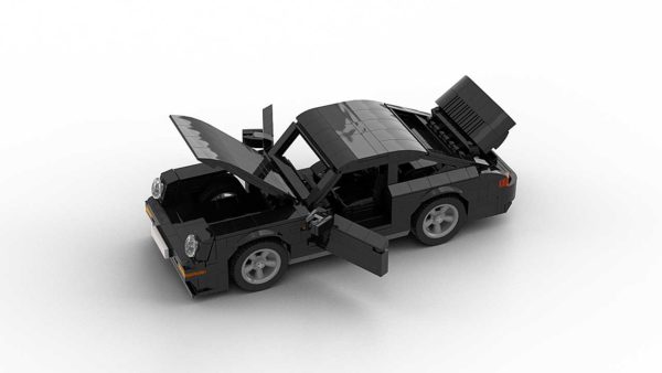 LEGO Porsche 993 Turbo S model with opening parts