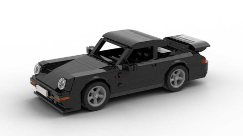 LEGO Porsche 993 Turbo S model top view