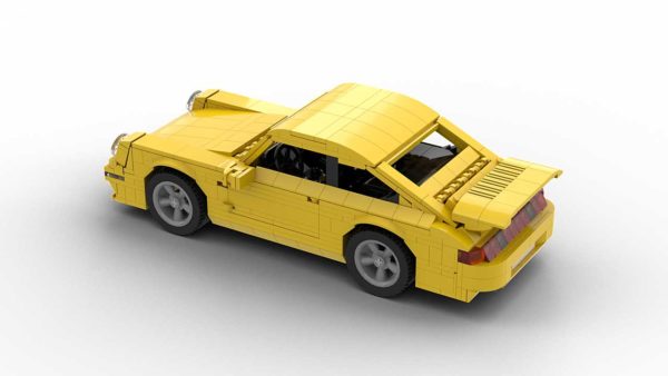 LEGO Porsche 993 Turbo model top rear view