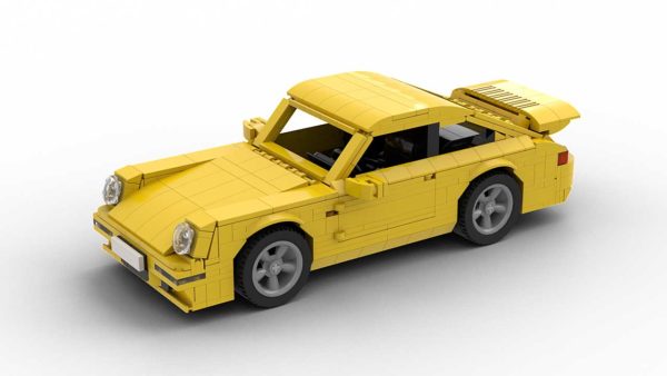 LEGO Porsche 993 Turbo model from top view