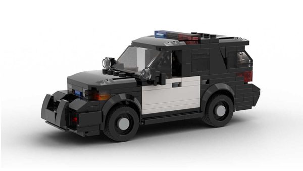 LEGO Ford Explorer Police Interceptor Black & White model