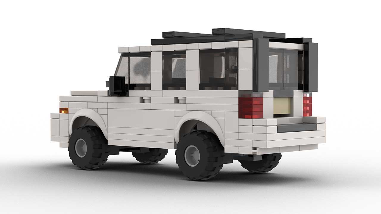 LEGO Jeep Commander model rear view 