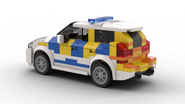LEGO BMW 2 Series Police model rear view