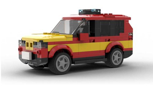 LEGO BMW X3 Fire Dep model