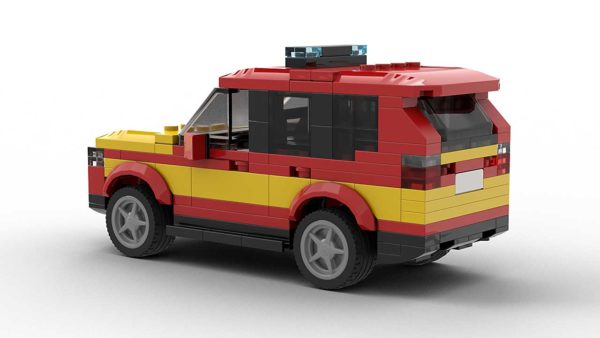 LEGO BMW X3 Fire Dep Model Rear View