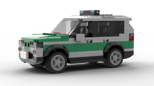 LEGO BMW X3 Police model