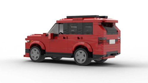 LEGO BMW X5 E53 48 Model Rear View