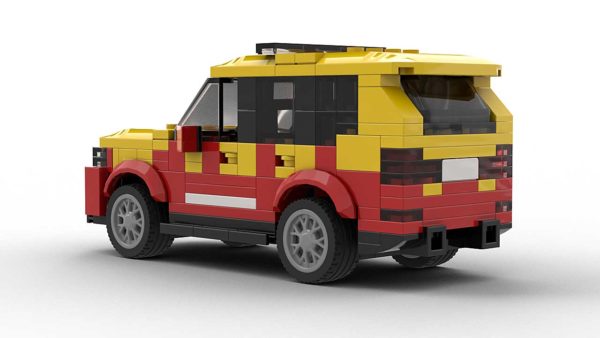 LEGO BMW X5 E70 Fire Dep model rear view