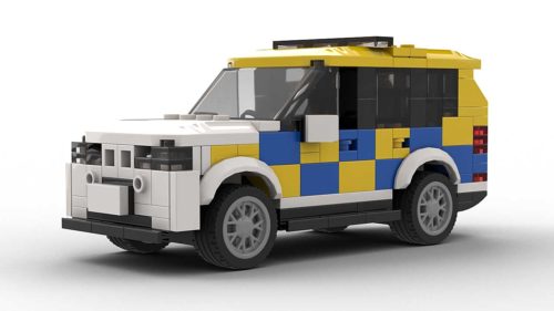 LEGO BMW X5 E70 Police model