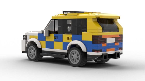 LEGO BMW X5 E70 Police Model Rear View