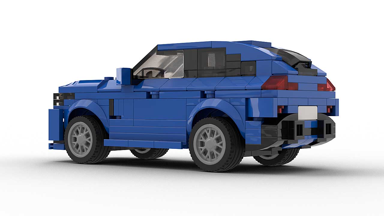 LEGO BWW X6 Model Rear View