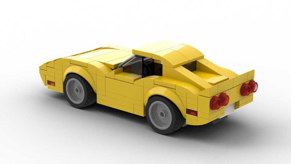 LEGO Chevrolet Corvette C3 Model Rear View
