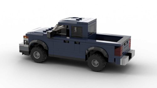 LEGO Chevrolet Colorado 2005 Crew Cab Model Rear