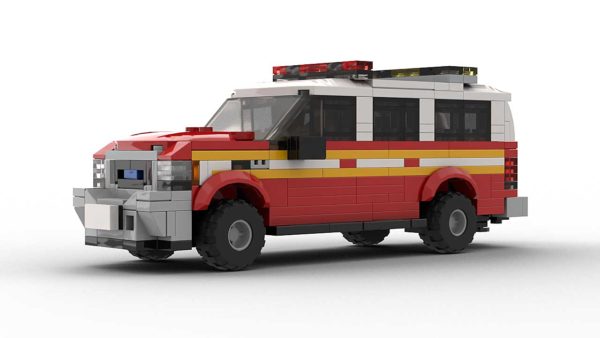 LEGO Ford Excursion FDNY Model