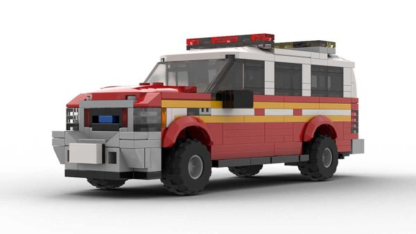 LEGO Ford Excursion FDNY Model Front