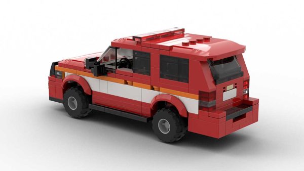 LEGO Chevrolet Tahoe Fire Dep 2012 Model Rear