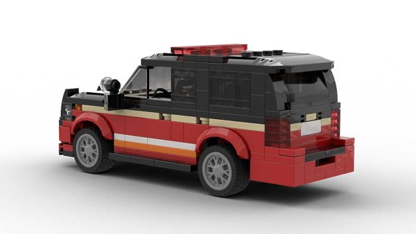 LEGO Chevrolet Tahoe Fire Dep 2018 Model Rear