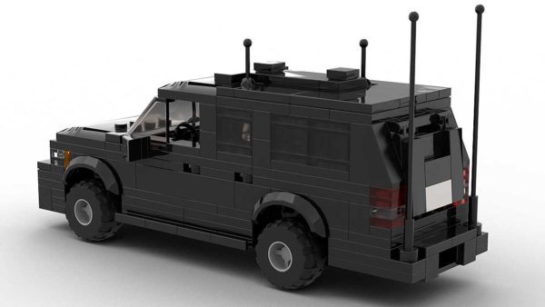 LEGO Chevrolet Suburban Secret Service Model Rear