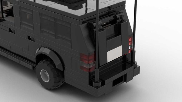 LEGO Chevrolet Suburban Secret Service Rear Doors Close Up