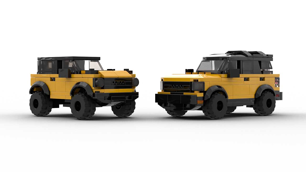 LEGO City Ford Bronco And Bronco Sport MOC Models