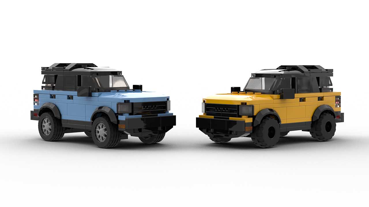 LEGO Ford Bronco Sport MOC model designs