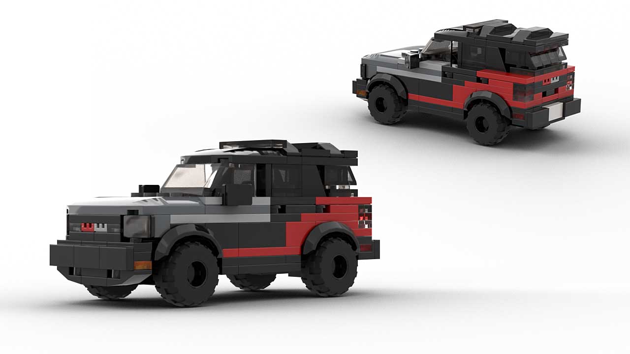 LEGO Ford Bronco Sport Rebelle Off-Road Rally Model Version