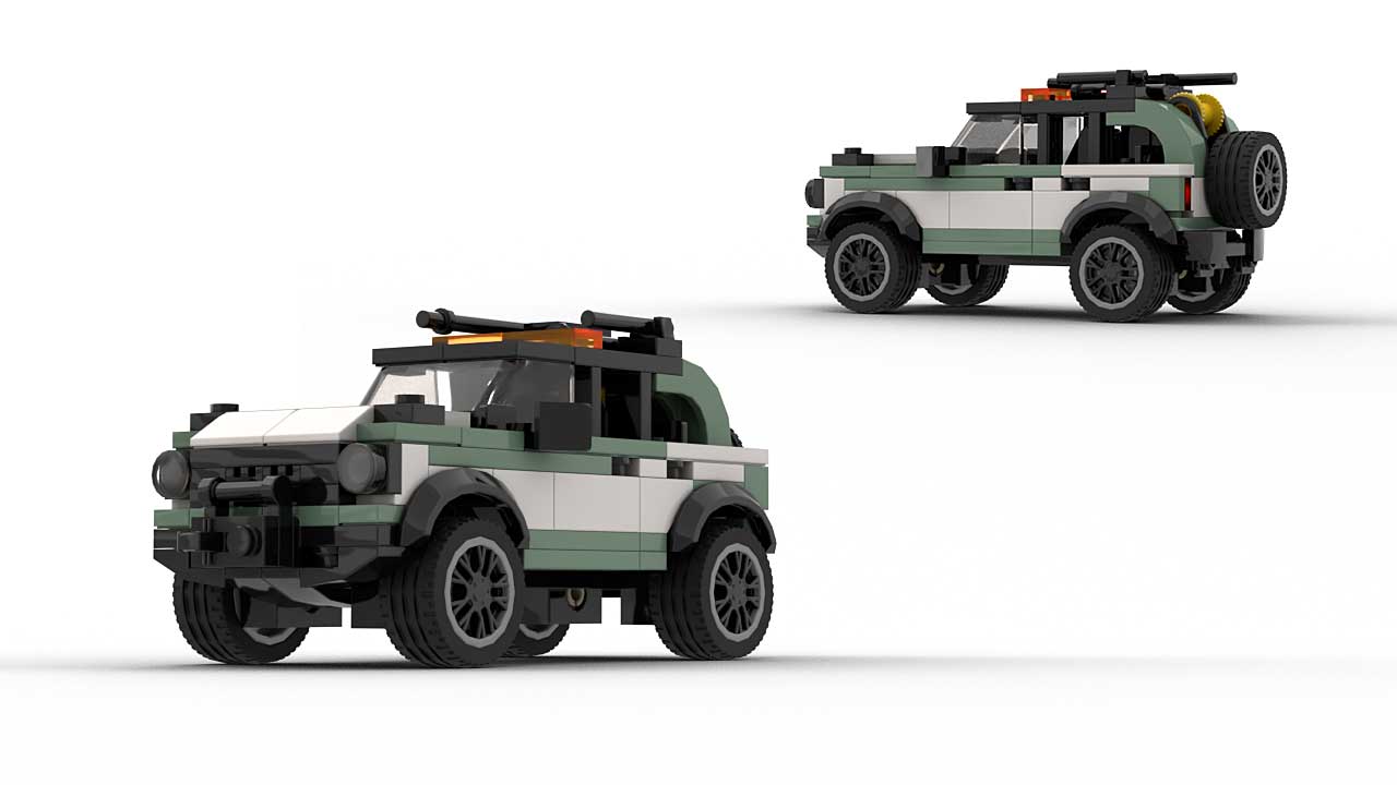 LEGO Ford Bronco Wildland Fire Rig MOC Model