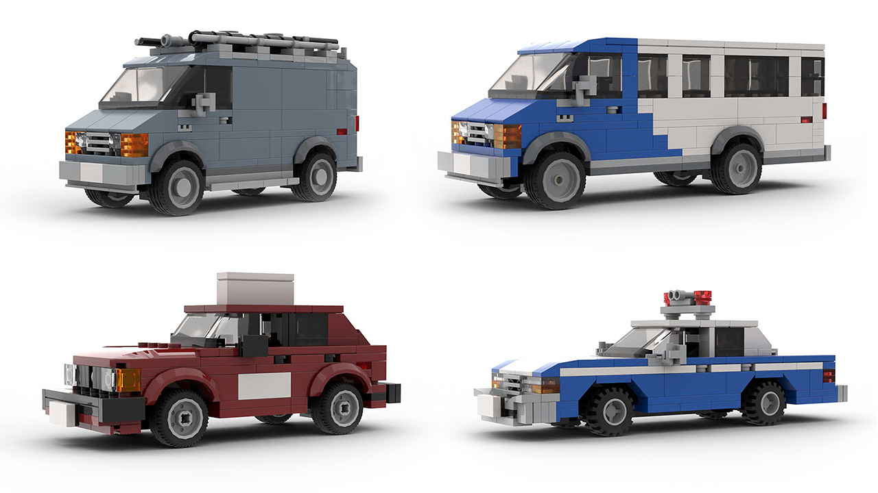 LEGO Car Models for Home Alone set