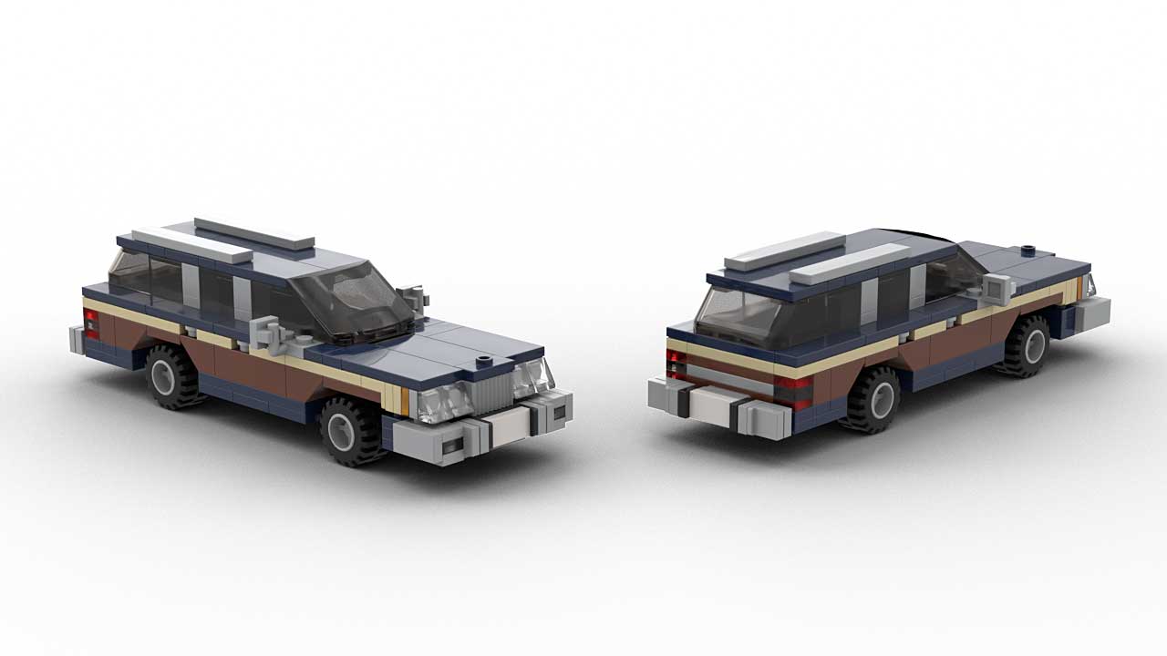 LEGO Buick Electra Estate Work In Progress Model